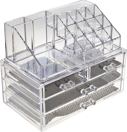 Organizador de Maquillaje LM con 4 Cajones y 20 Compartimentos