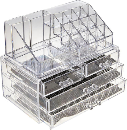 Organizador de Maquillaje LM con 4 Cajones y 20 Compartimentos