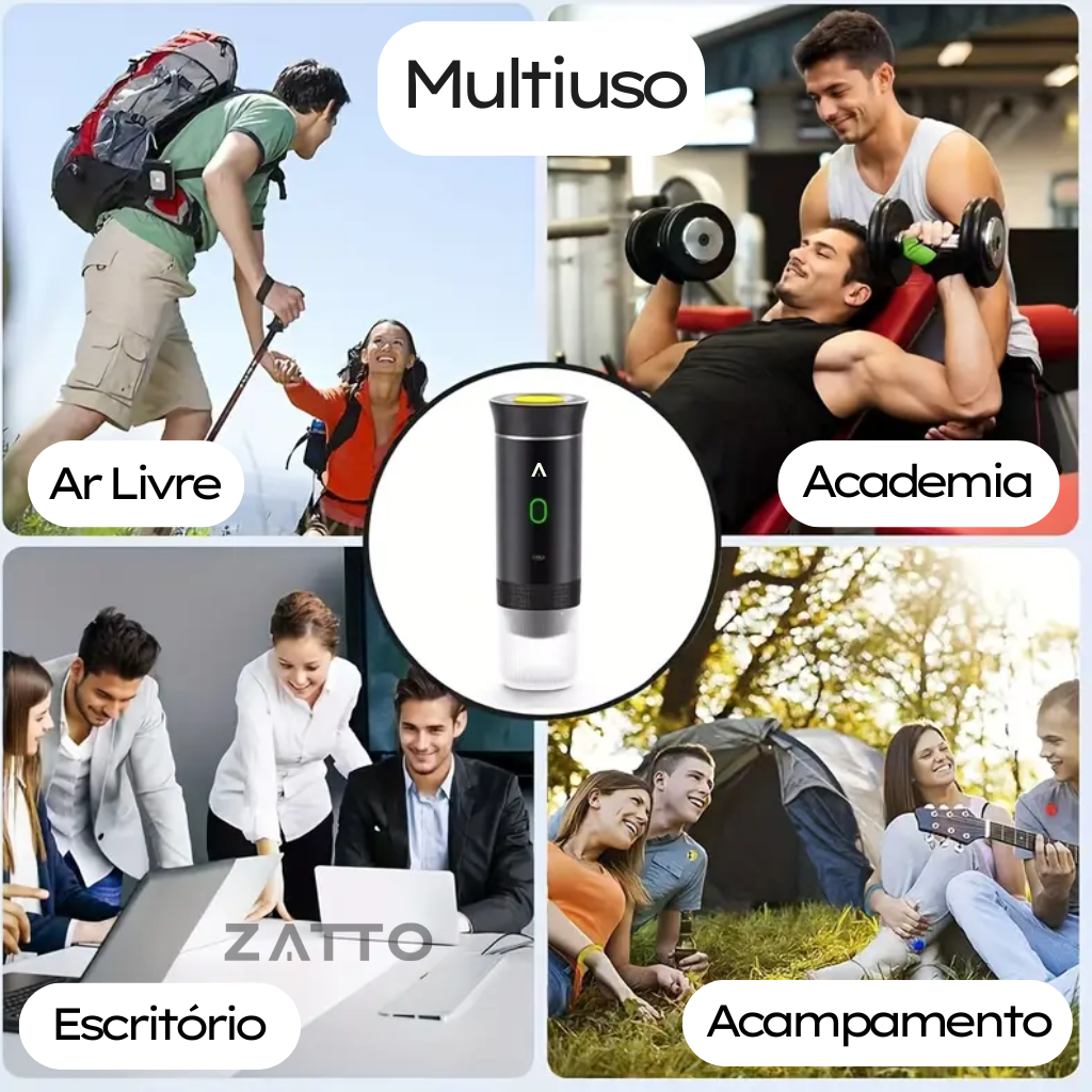 Cafetera Eléctrica Portátil 3 en 1 Café Rápido