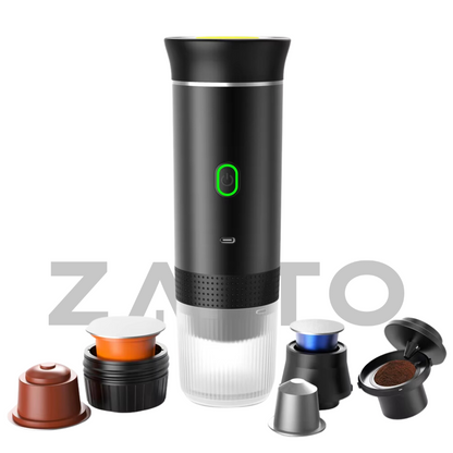Cafetera Eléctrica Portátil 3 en 1 Café Rápido