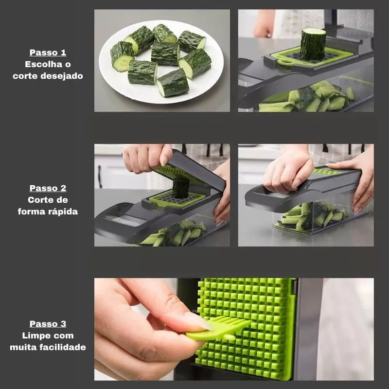 Cortador y Rallador de Verduras Multiuso