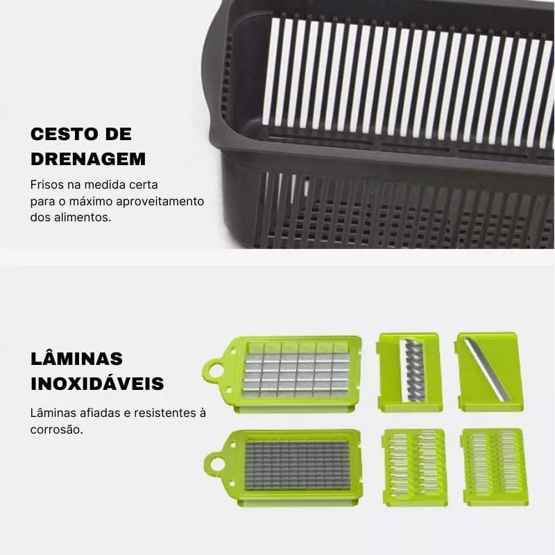 Cortador y Rallador de Verduras Multiuso